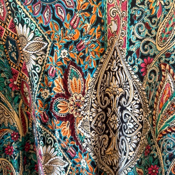 NorthStyle Paisley 3/4 Sleeve Tunic Top - Picture 3 of 4